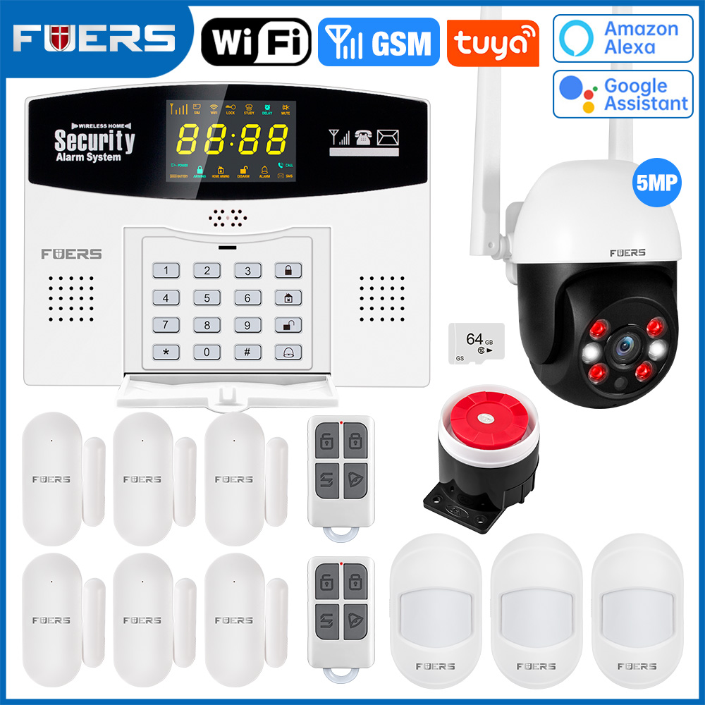 Home Security Front Door Camera - Fuers Tuya Kit sistema di allarme