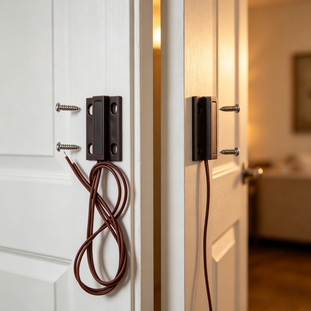 Sim Gsm Alarm - Sensore Magnetico Cablato MC-38A per Porte