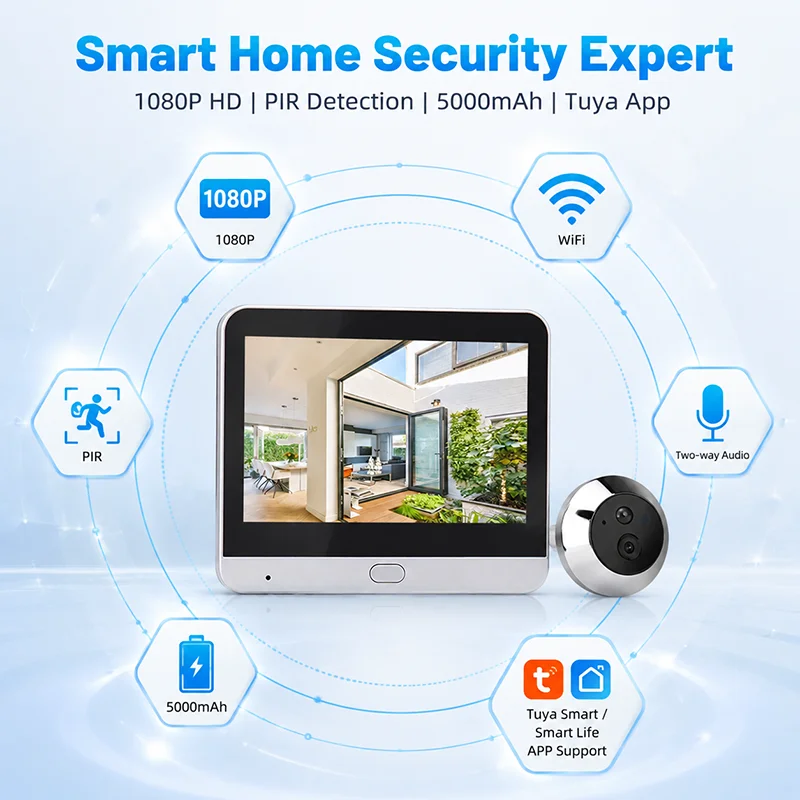 Telecamera digitale wireless d - Home Security Front Door Camera recensione e prezzo